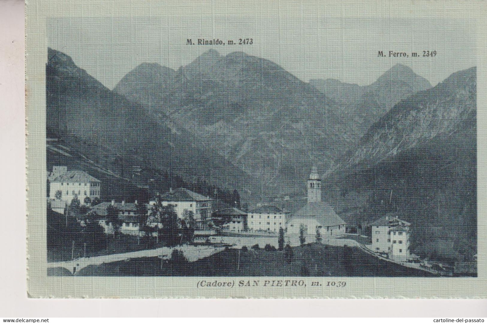 CADORE SAN PIETRO  BELLUNO   NO VG - Belluno