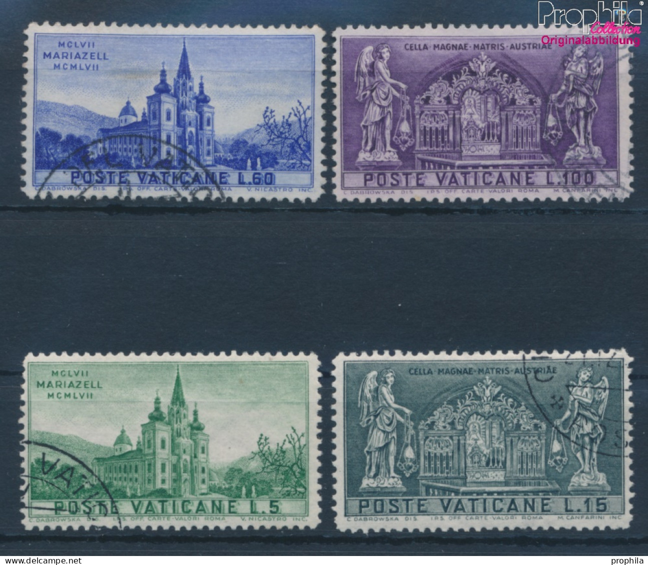 Vatikanstadt 276-279 (kompl.Ausgabe) Gestempelt 1957 800 Jahre Mariazell (10352121 - Oblitérés