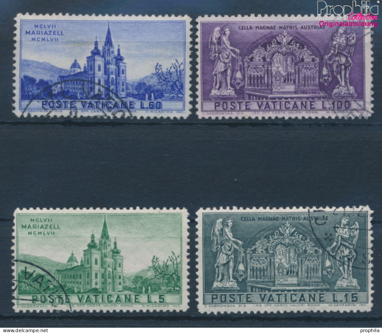 Vatikanstadt 276-279 (kompl.Ausgabe) Gestempelt 1957 800 Jahre Mariazell (10352121 - Usati