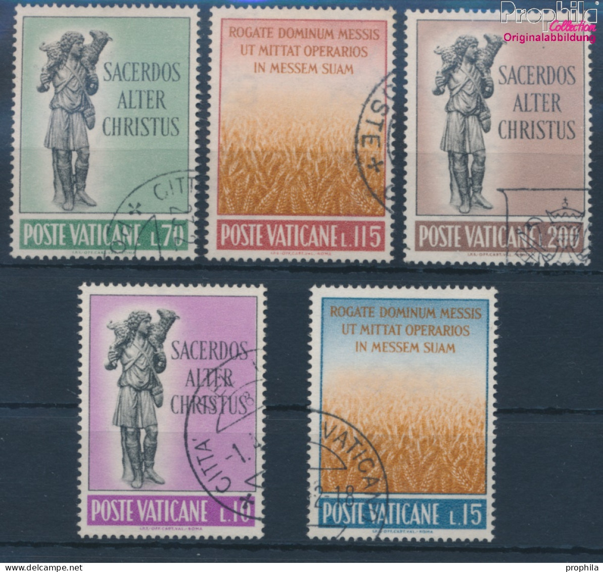 Vatikanstadt 397-401 (kompl.Ausgabe) Gestempelt 1962 Priesterliche Berufung (10352134 - Used Stamps