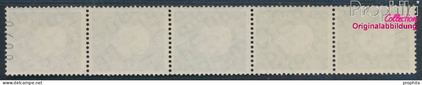 BRD 302R Fünferstreifen Postfrisch 1959 Heuss (10348228 - Ungebraucht