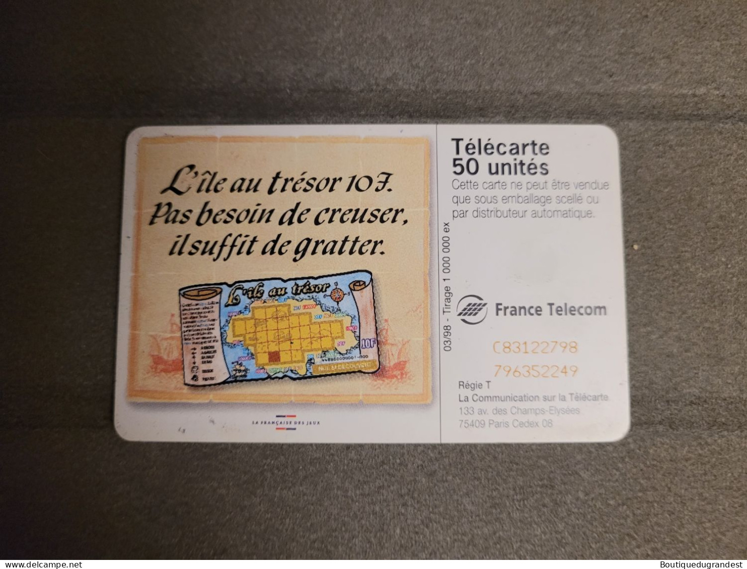 Télécarte 50 Unités - Non Classés