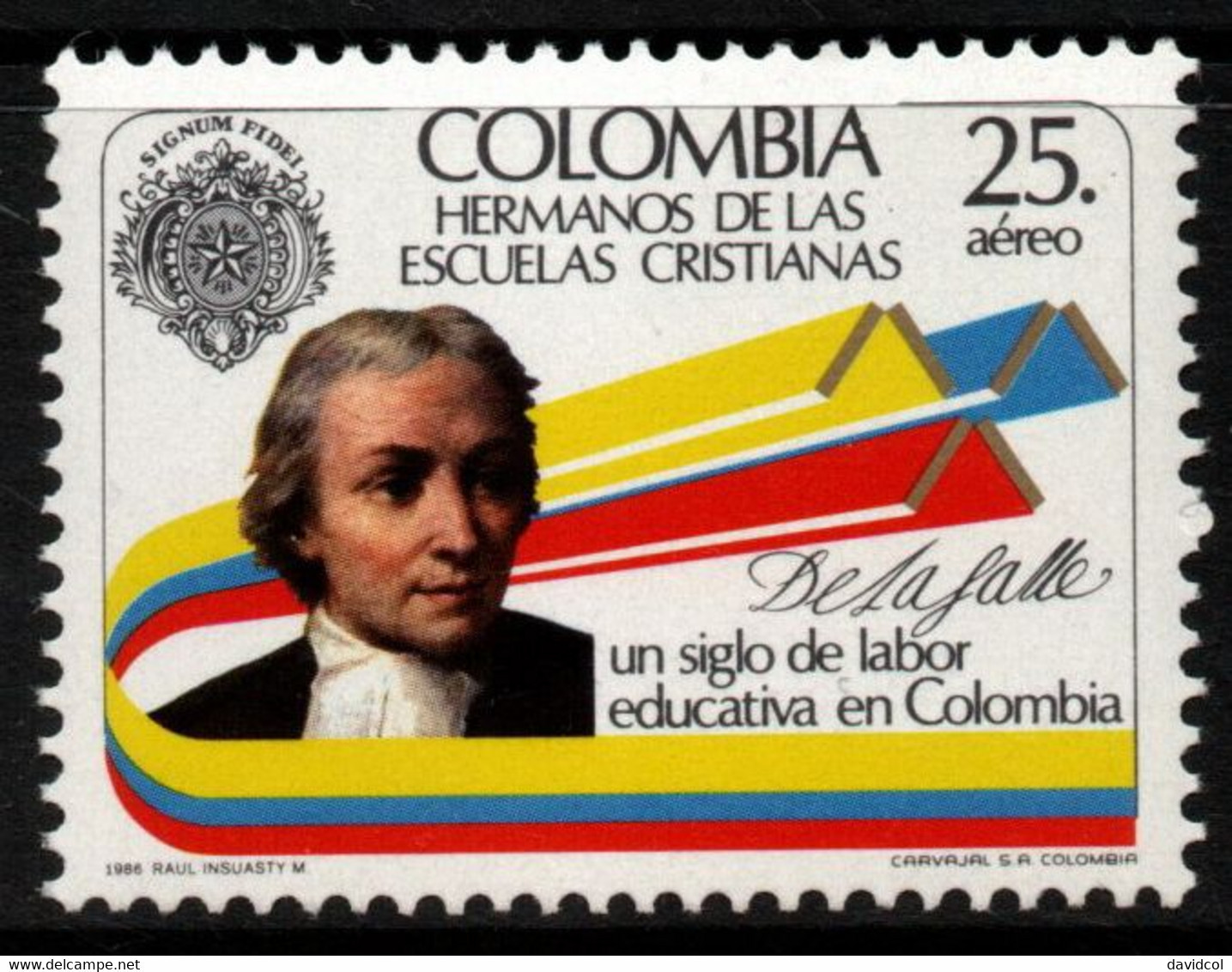10- KOLUMBIEN - 1986 - MI#:1680 -MNH- LA SALLE - EDUCATION - Colombie