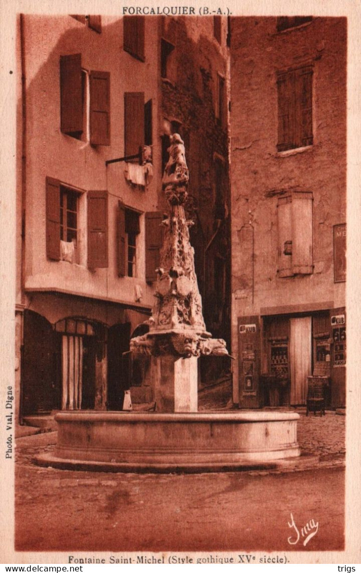 Forcalquier - Fontaine Saint Michel (XVe Siècle) - Forcalquier