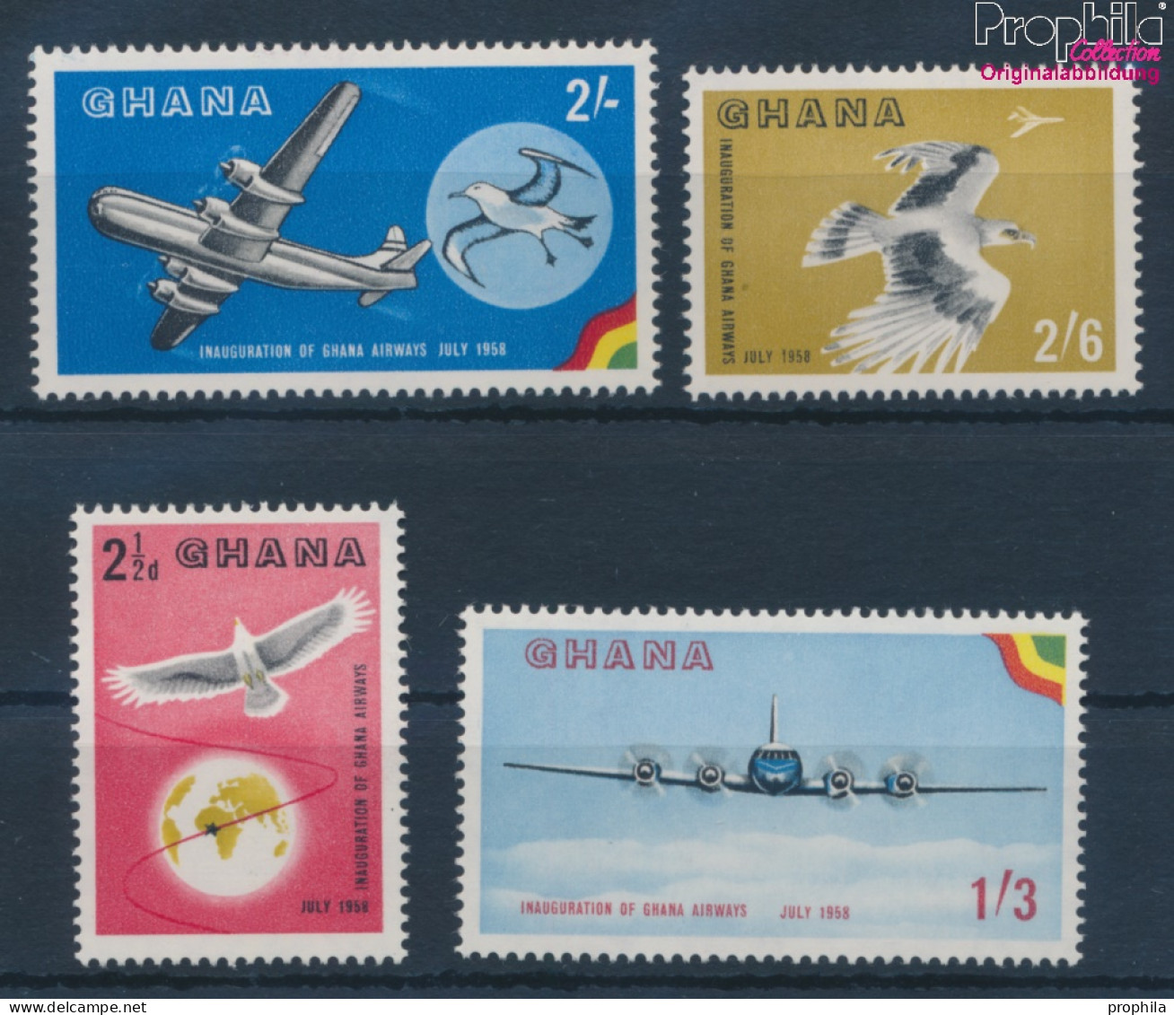 Ghana 28-31 (kompl.Ausg.) Postfrisch 1958 Ghana Airways (10351016 - Ghana (1957-...)