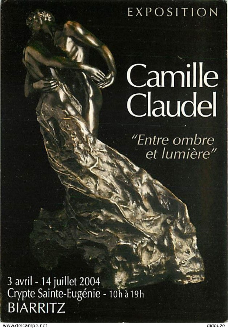 Publicite - Biarritz - Crypte Sainte Eugénie - Exposition Camille Claudel 2004 - Sculpture - Carte Neuve - CPM - Voir Sc - Advertising