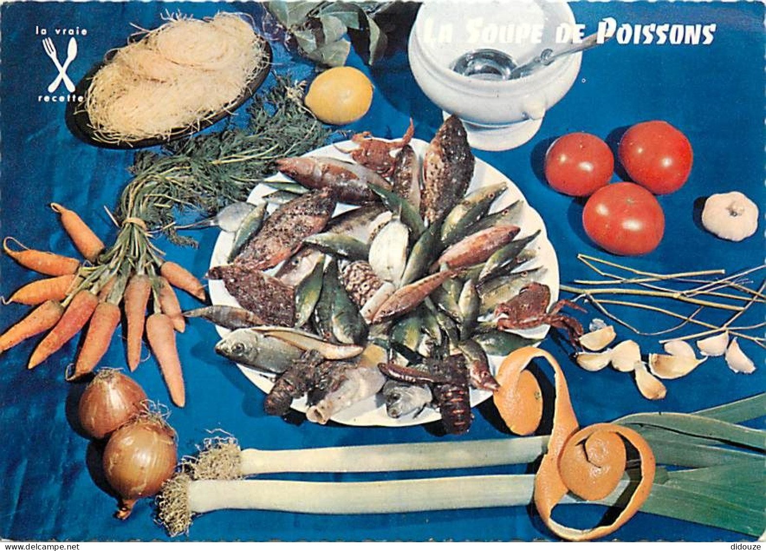 Recettes De Cuisine - Soupe De Poissons - Carte Neuve - Gastronomie - CPM - Voir Scans Recto-Verso - Küchenrezepte