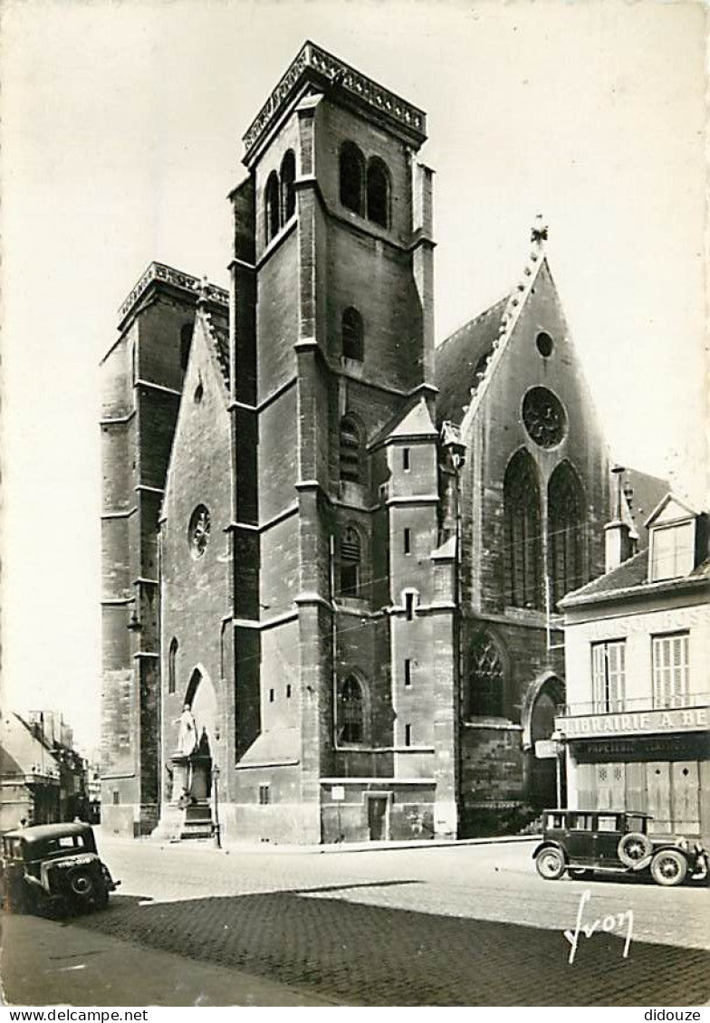 Automobiles - Dijon - Eglise Saint-Jean - CPSM Grand Format - Voir Scans Recto-Verso - Voitures De Tourisme