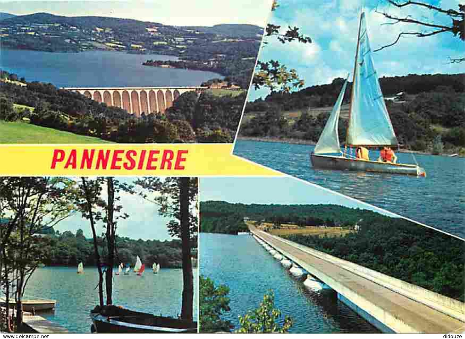 58 - Pannecières - Le Lac De Pannecières - Multivues - Voiliers - CPM - Voir Scans Recto-Verso - Otros & Sin Clasificación