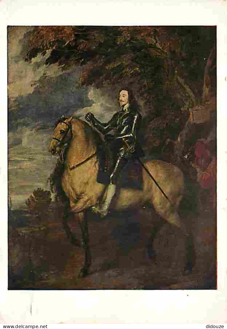 Art - Peinture - Sir Anthony Van Dyck - Charles I On Horseback - CPM - Voir Scans Recto-Verso - Peintures & Tableaux