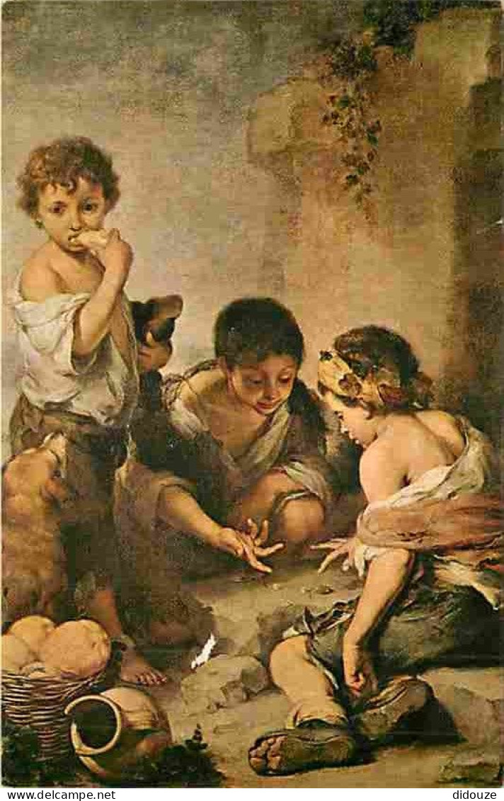 Art - Peinture - Murillo - Les Petits Mendiants Jouant Aux Dés - CPM - Voir Scans Recto-Verso - Peintures & Tableaux