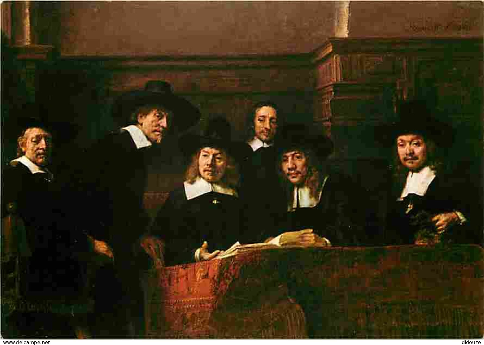 Art - Peinture - Rembrandt Van Rijn - Les Syndics Des Drapiers - CPM - Voir Scans Recto-Verso - Peintures & Tableaux