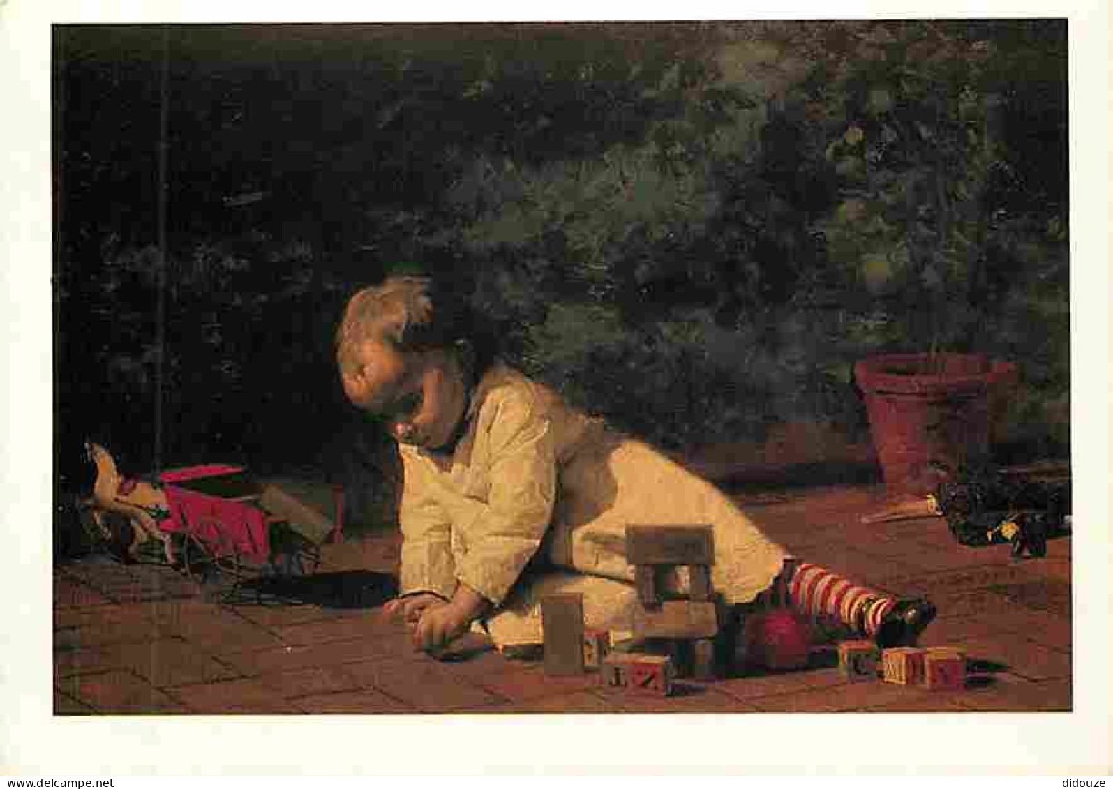 Art - Peinture - Thomas Eakins - Baby At Play - Jouets - CPM - Voir Scans Recto-Verso - Peintures & Tableaux