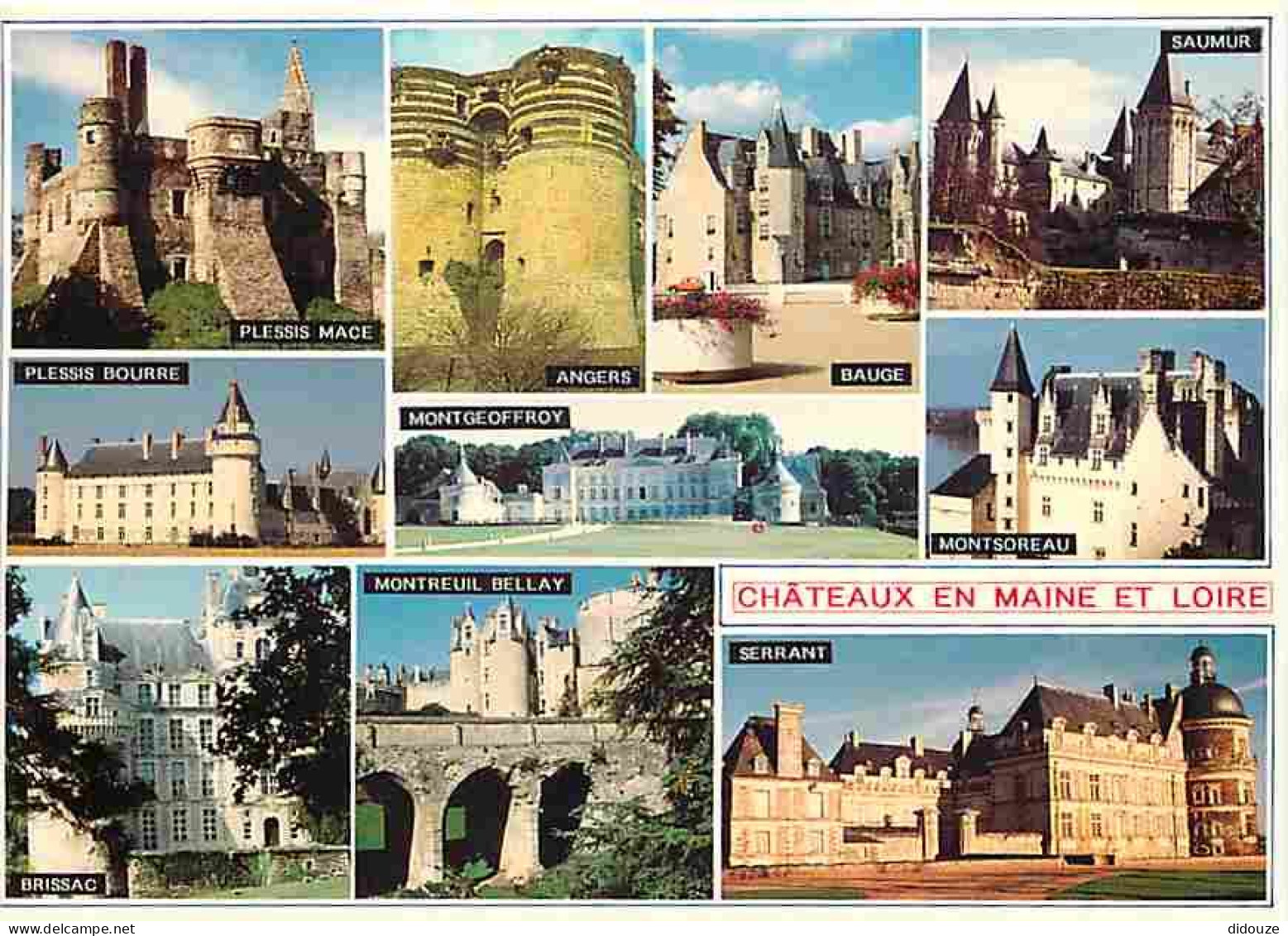 49 - Maine Et Loire - Chateaux - Multivues - Carte Neuve - CPM - Voir Scans Recto-Verso - Otros & Sin Clasificación