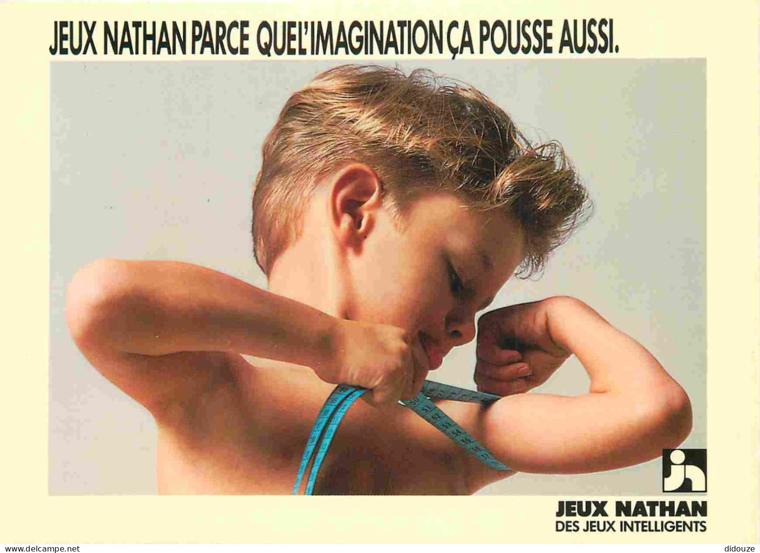 Enfants - Image - Carte Publicitaire - Jeux Nathan - CPM - Voir Scans Recto-Verso - Autres & Non Classés