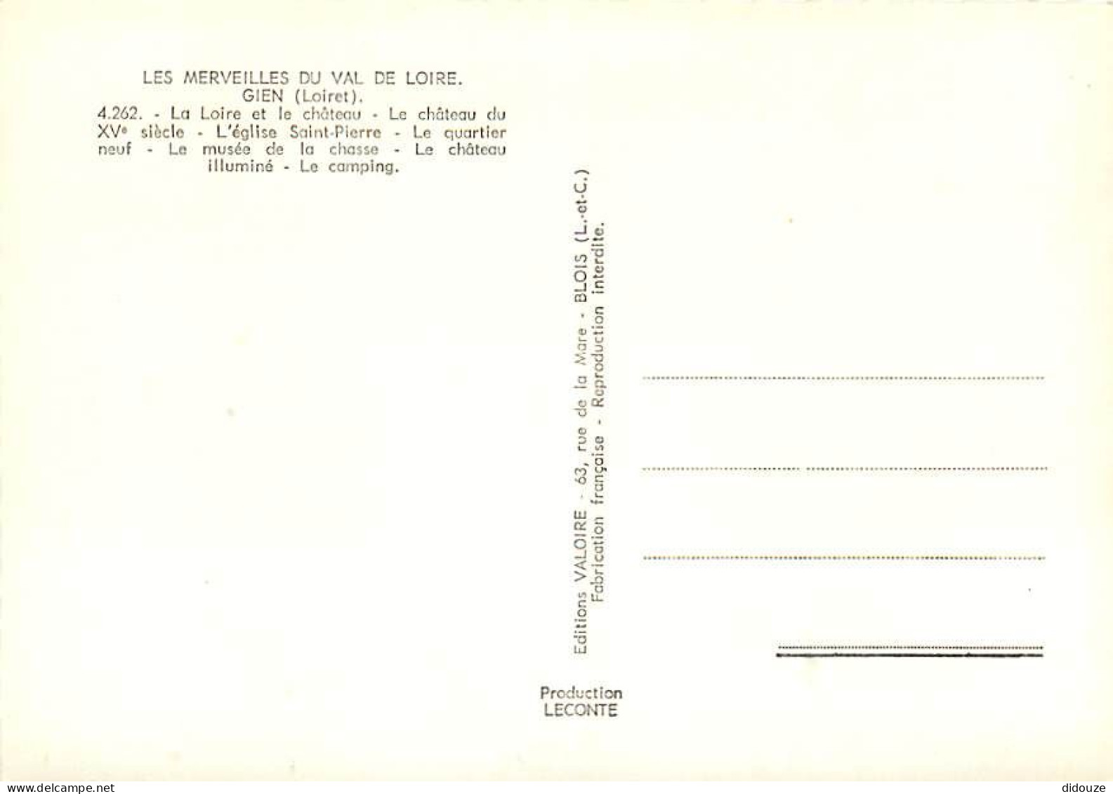 45 - Gien - Multivues - Blasons - Carte Dentelée - CPSM Grand Format - Voir Scans Recto-Verso - Gien