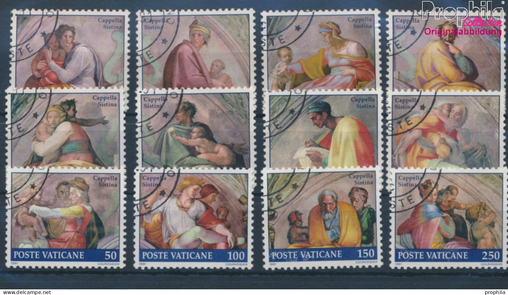 Vatikanstadt 1023-1034 (kompl.Ausgabe) Gestempelt 1991 Kapelle (10352229 - Used Stamps