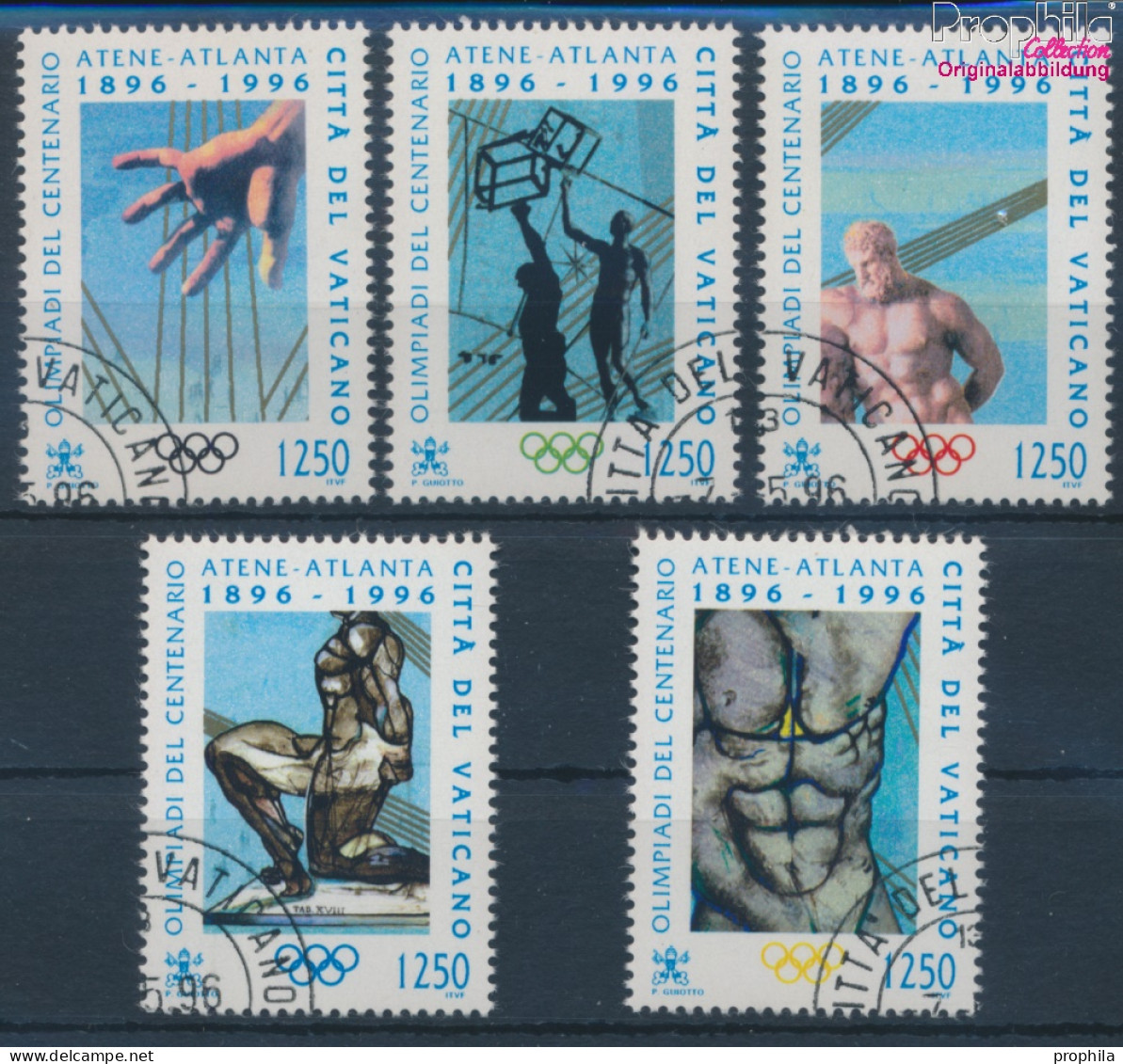 Vatikanstadt 1174-1178 (kompl.Ausg.) Gestempelt 1996 100 Jahre Olympische Spiele (10352262 - Used Stamps