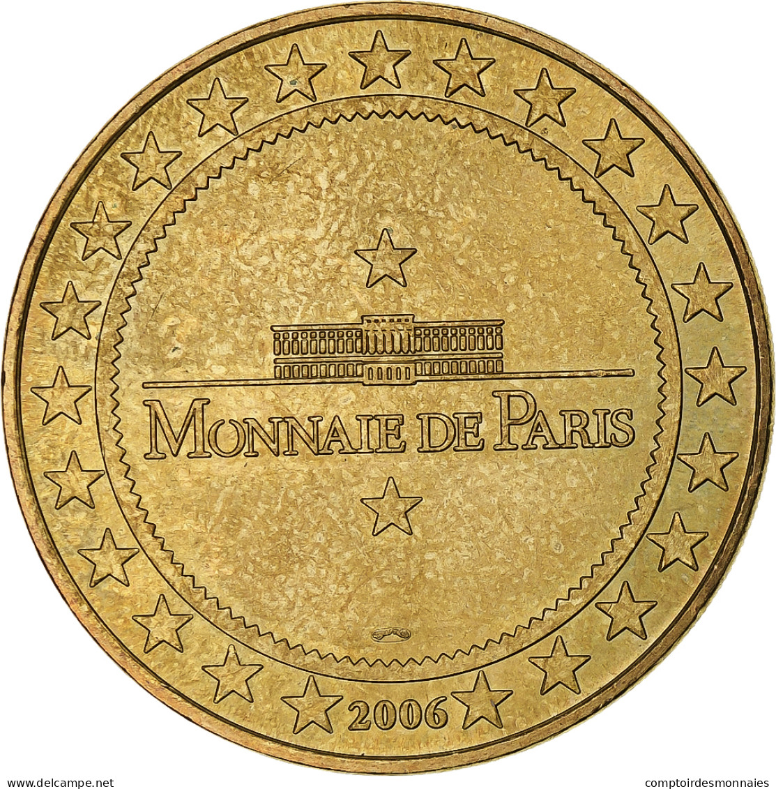 France, Tourist Token, Paris, Monuments, 2006, MDP, Or Nordique, SUP - Sonstige & Ohne Zuordnung