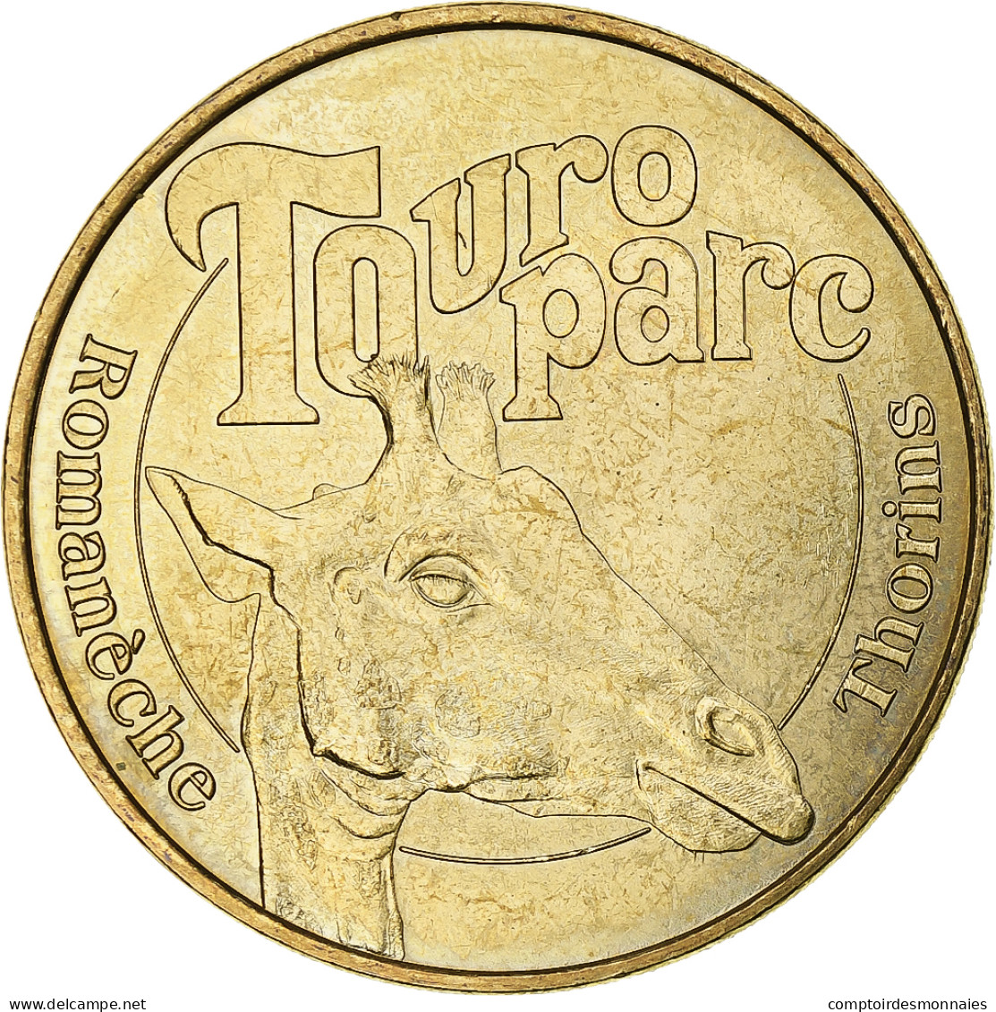 France, Tourist Token, Touro Parc, 2008, MDP, Or Nordique, SPL - Sonstige & Ohne Zuordnung