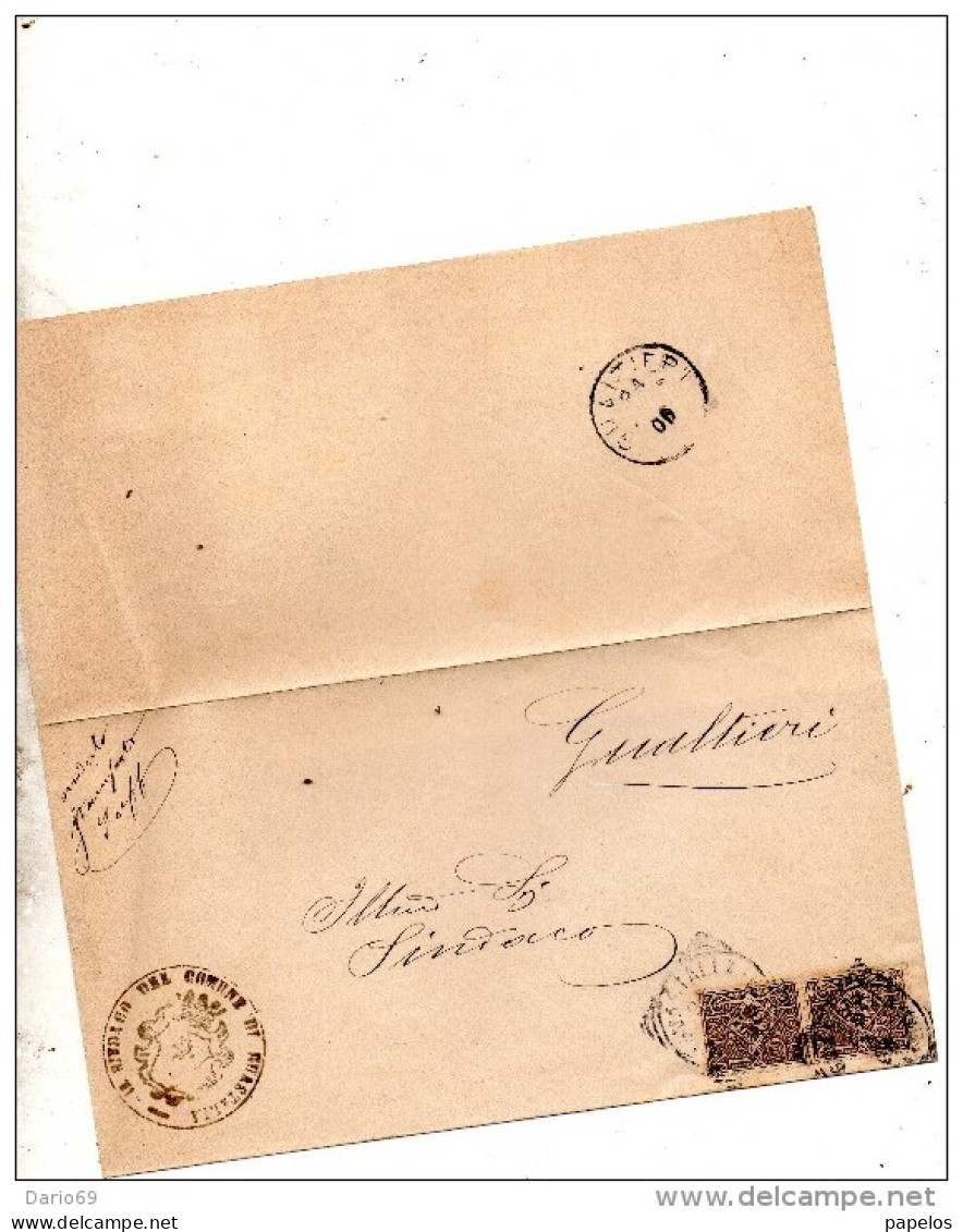 1906 LETTERA CON ANNULLO GUASTALLA REGGIO EMILIA - Marcophilie