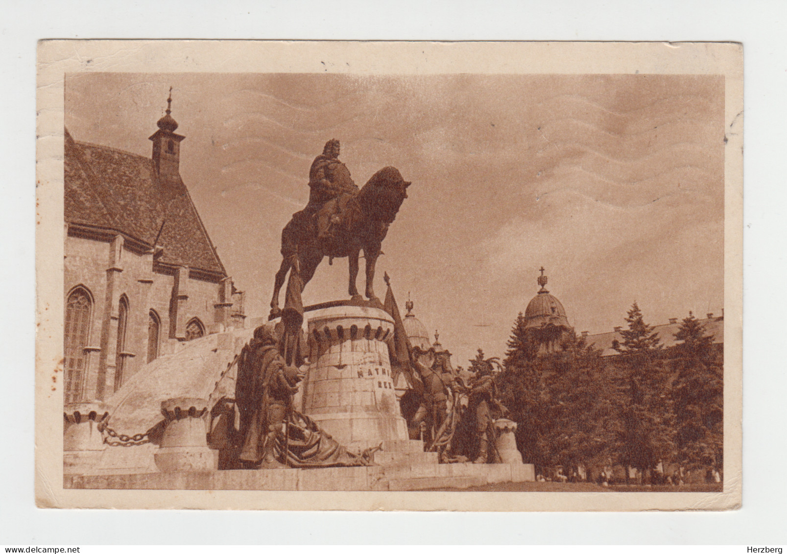 Romania Rumanien Roumanie - 1959 Used Postal Stationery (brown Obverse) Cluj Equestrian Statue Monument Denkmal - Postal Stationery