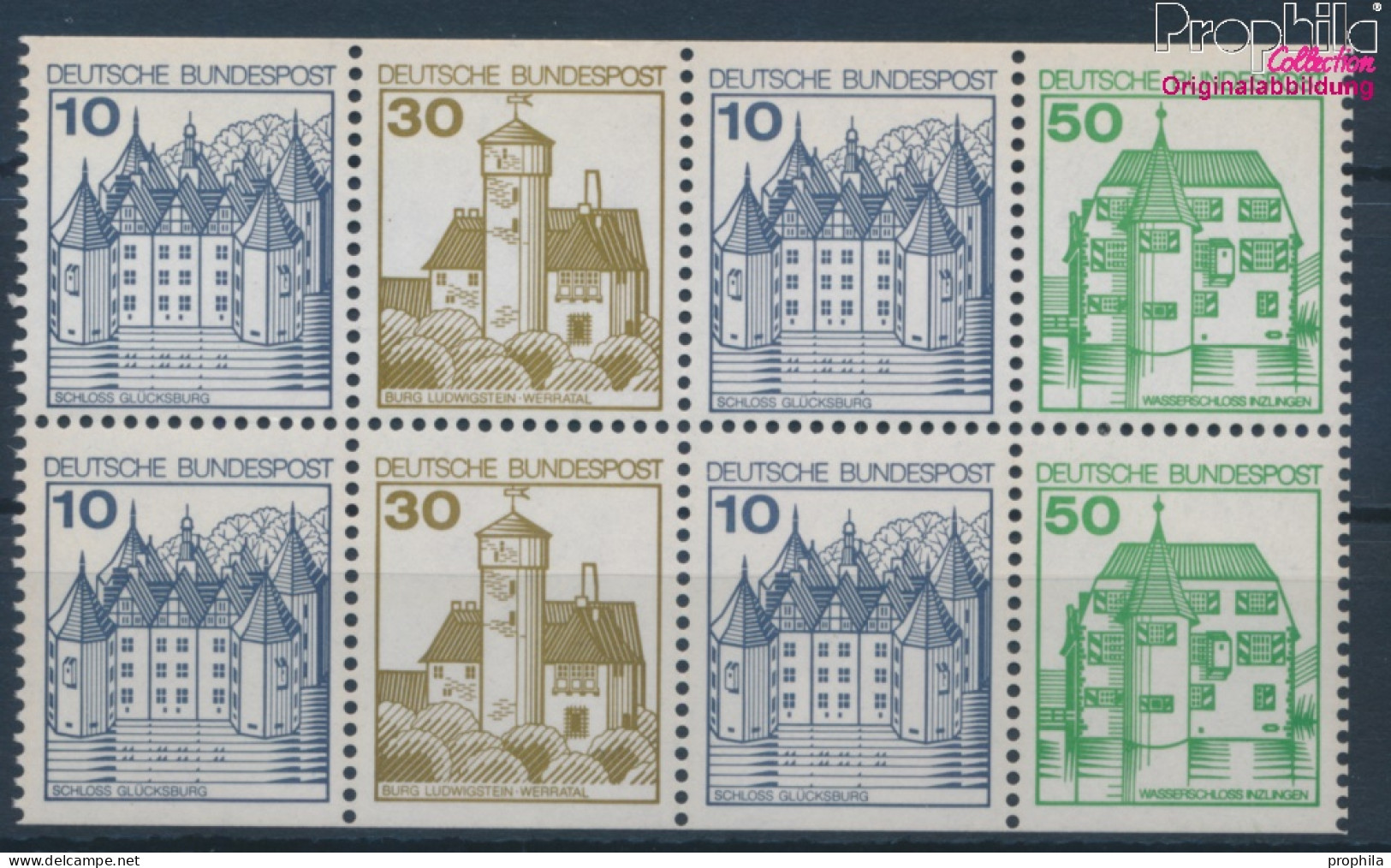 BRD Hbl27II, Lettersetdruck Postfrisch 1990 Burgen Und Schlösser (10343428 - Ungebraucht
