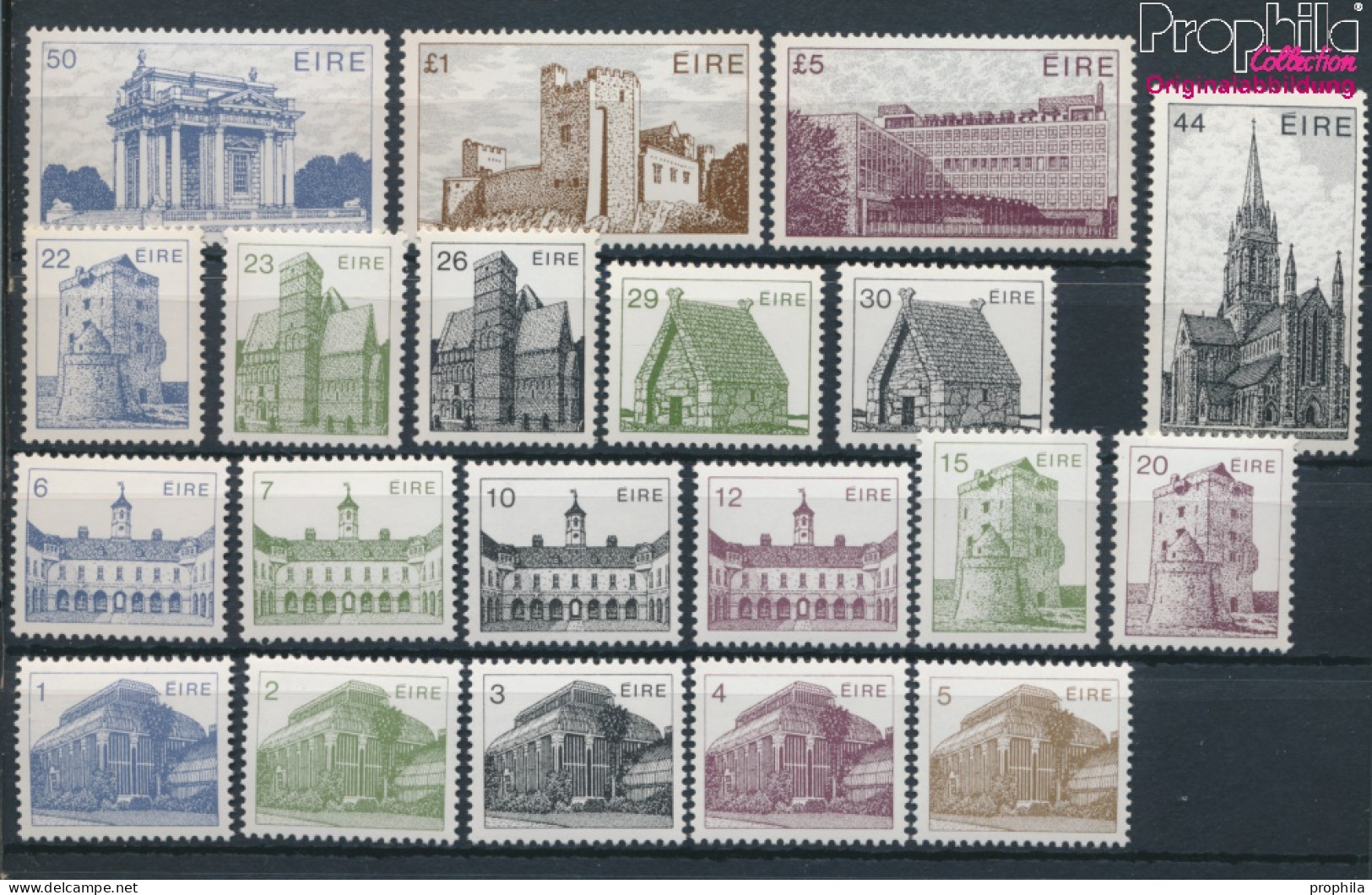 Irland 484-503 (kompl.Ausg.) Postfrisch 1982 Freimarken: Architektur (10348092 - Nuovi