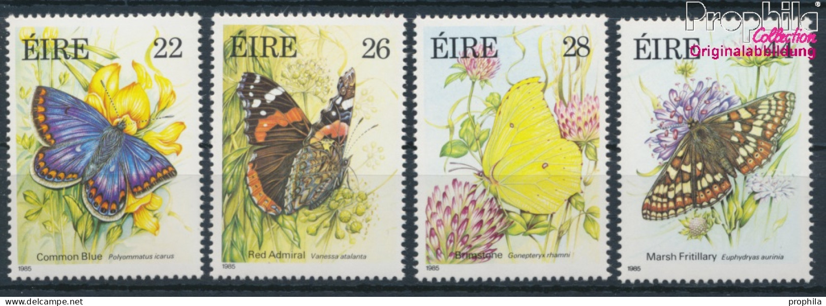 Irland 559-562 (kompl.Ausg.) Postfrisch 1985 Schmetterlinge (10348094 - Nuovi