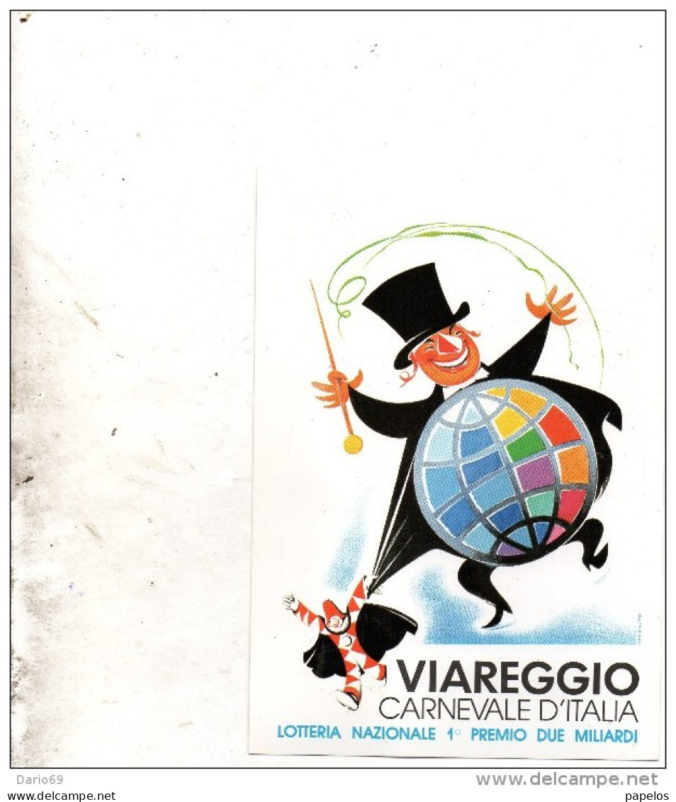 1990 VIAREGGIO CARNEVALE - Karneval - Fasching