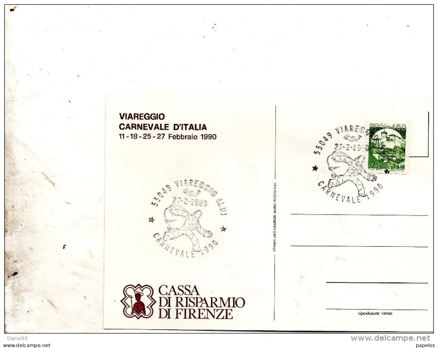 1990 VIAREGGIO CARNEVALE - Carnival