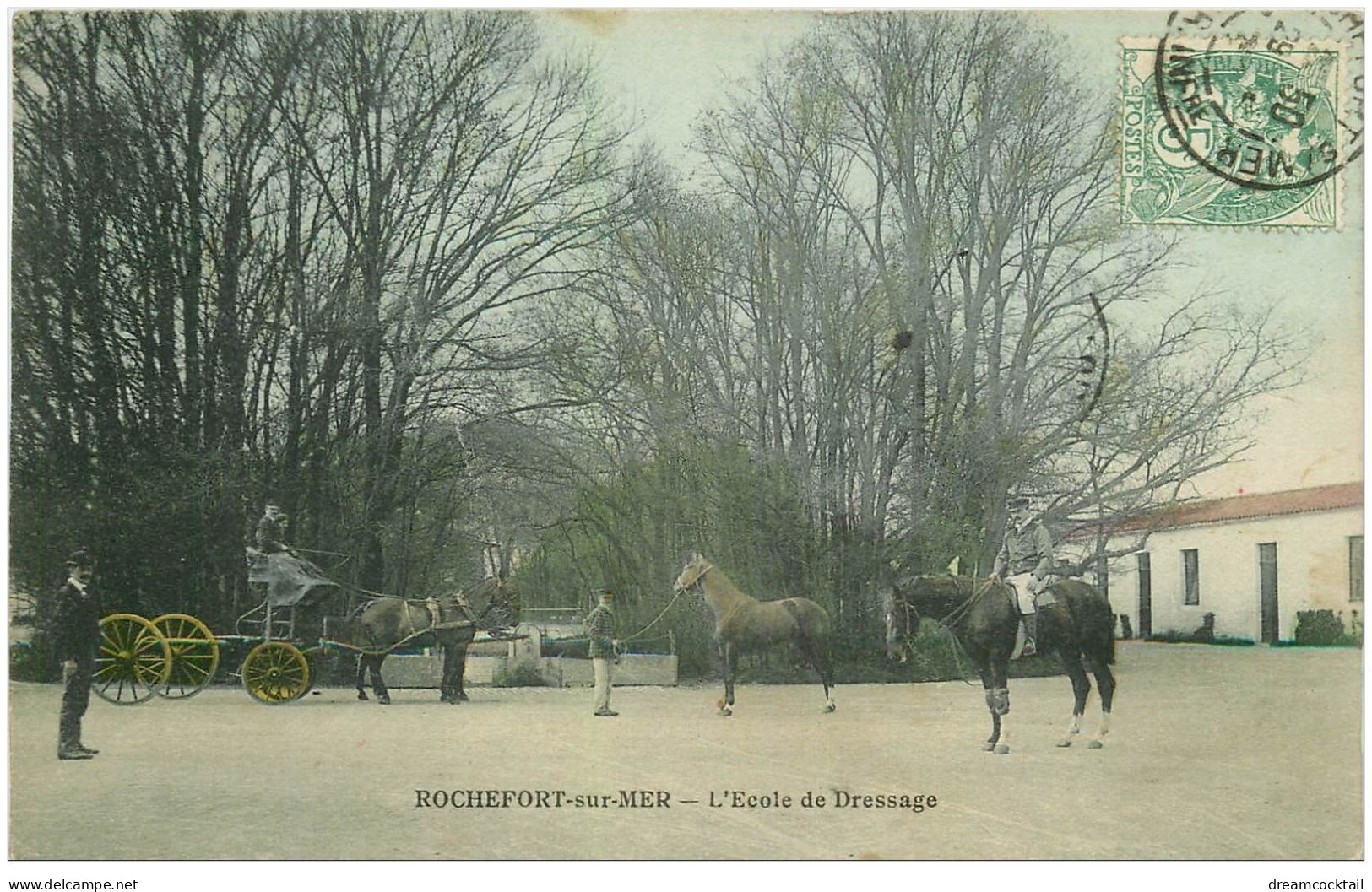 17 ROCHEFORT-SUR-MER. L'Ecole De Dressage De Chevaux. Siège Chariot Surélevé - Rochefort