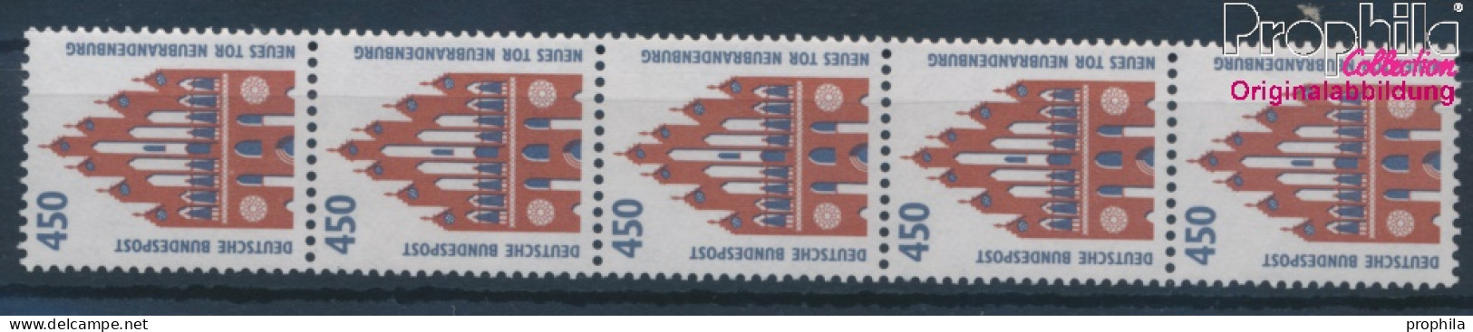 BRD 1623RI Fünferstreifen (kompl.Ausg.) Postfrisch 1992 Sehenswürdigkeiten (10343279 - Ungebraucht