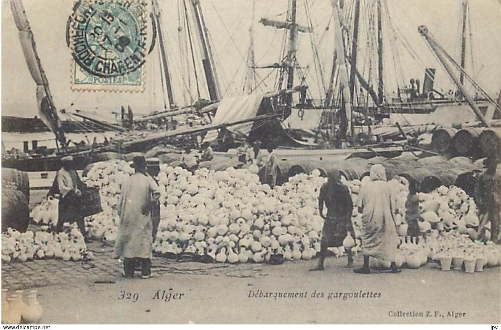 ALGER. Débarquement Des Gargoulettes. - Algeri