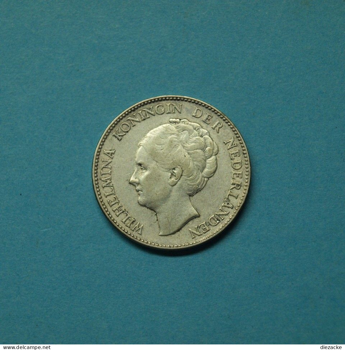 Niederlande 1930 1 Gulden Königin Wilhelmina (Mük23/4 - Andere & Zonder Classificatie