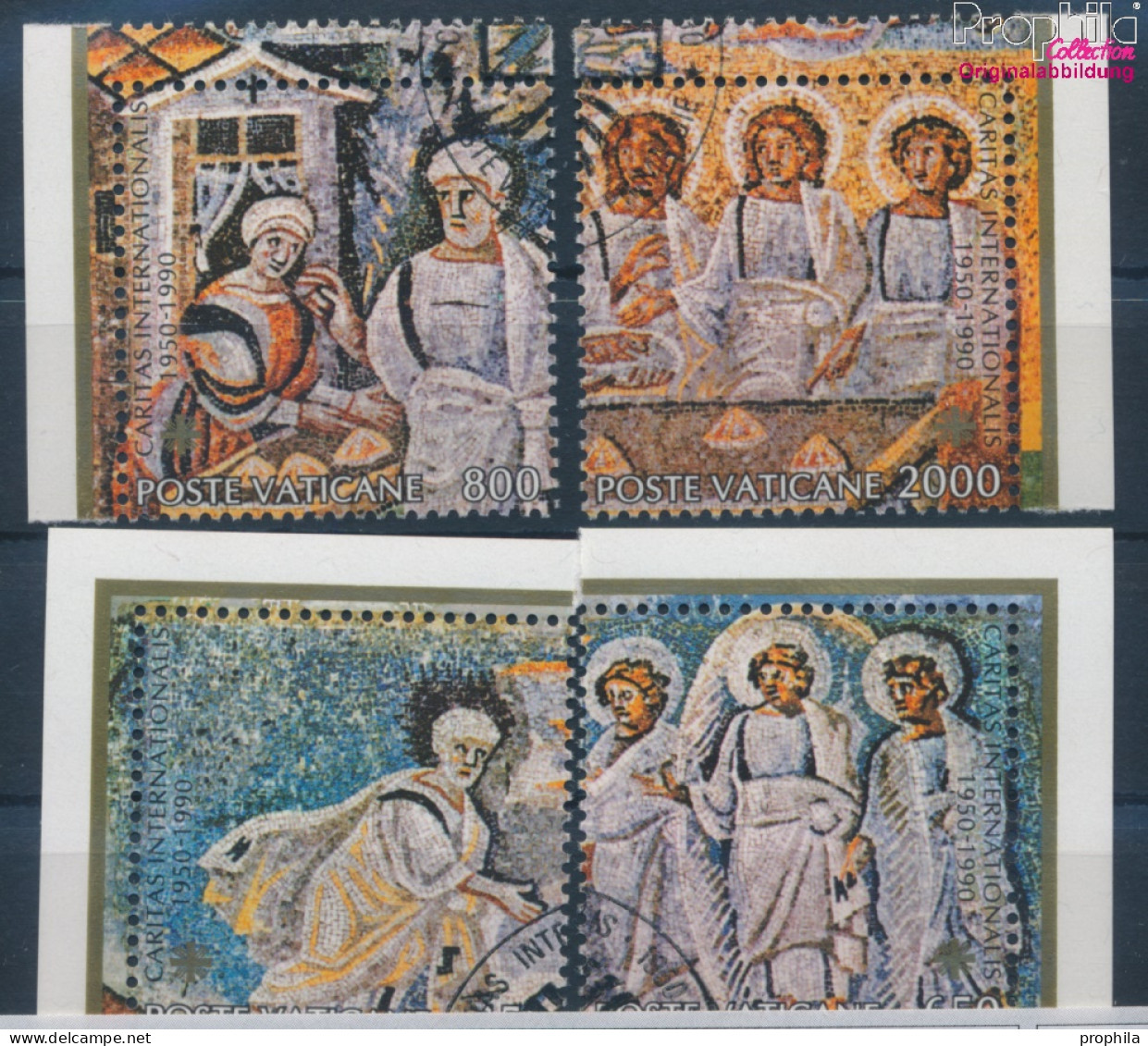 Vatikanstadt 1006-1009 (kompl.Ausg.) Gestempelt 1990 Caritas (10352225 - Gebraucht