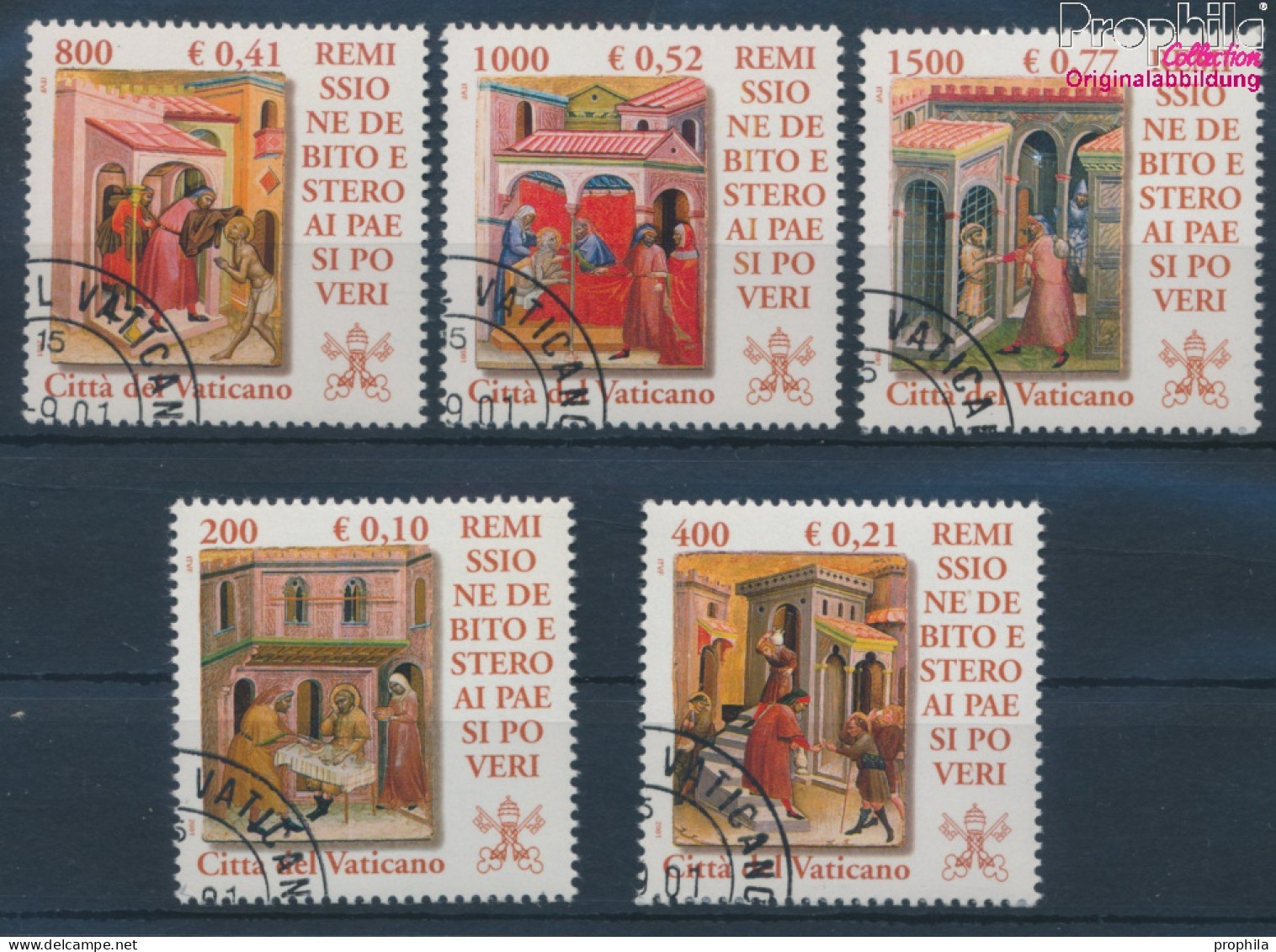 Vatikanstadt 1381-1385 (kompl.Ausg.) Gestempelt 2001 Schuldenerlaß (10352321 - Used Stamps