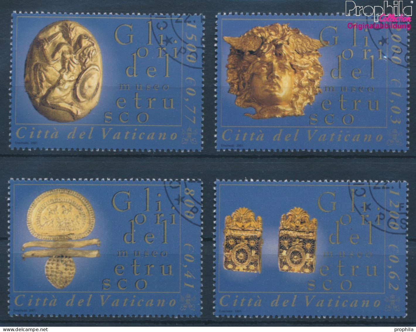 Vatikanstadt 1386-1389 (kompl.Ausg.) Gestempelt 2001 Etruskisches Museum (10352322 - Used Stamps