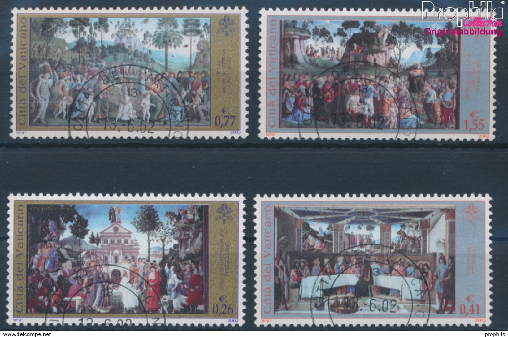 Vatikanstadt 1411-1414 (kompl.Ausg.) Gestempelt 2002 Sixtinische Kapelle (10352330 - Used Stamps