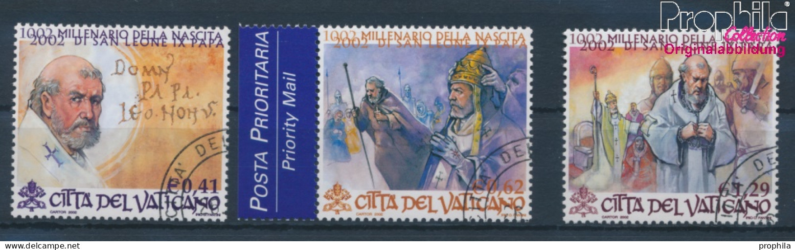 Vatikanstadt 1421-1423 (kompl.Ausg.) Gestempelt 2002 Leo IX (10352333 - Used Stamps