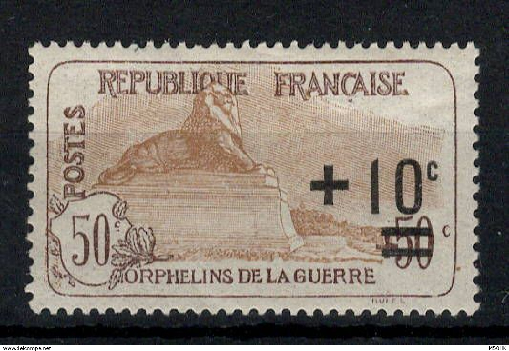 YV 167 N* (trace) MLH , 2eme Orphelins , Bien Centré Cote 27+ Euros - Unused Stamps