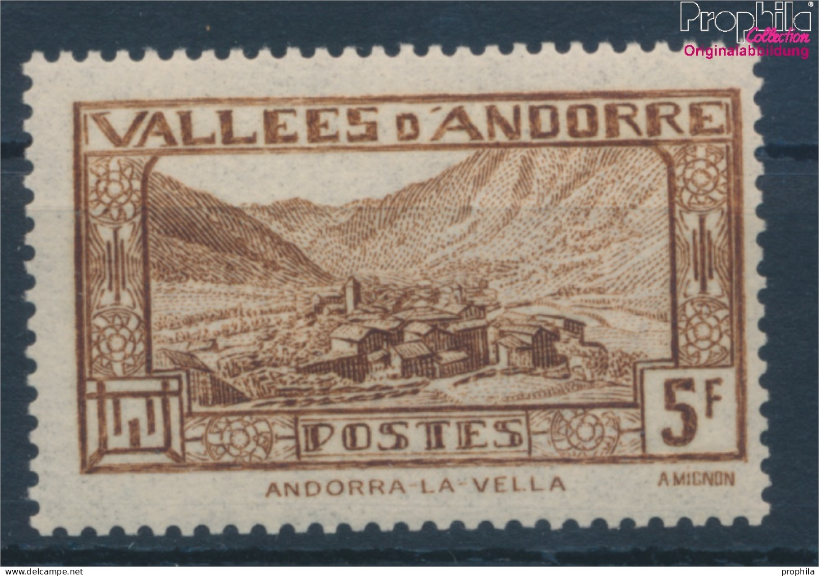 Andorra - Französische Post 45 Postfrisch 1932 Landschaften (10363151 - Unused Stamps