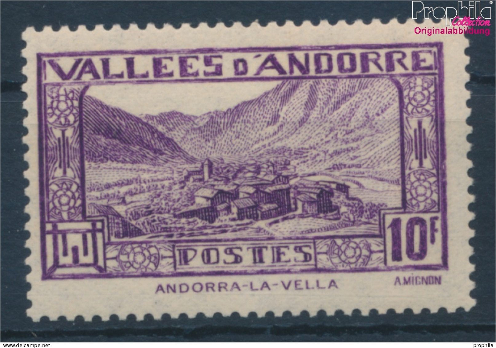 Andorra - Französische Post 46 Postfrisch 1932 Landschaften (10363150 - Nuovi