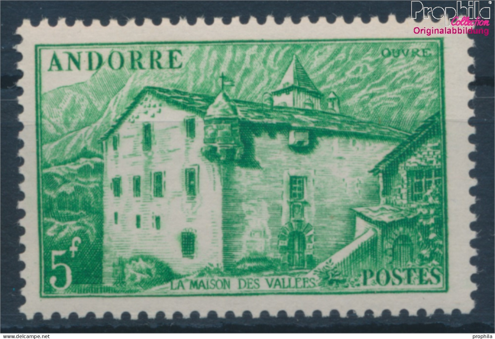 Andorra - Französische Post 118 Postfrisch 1944 Landschaften (10354078 - Nuovi