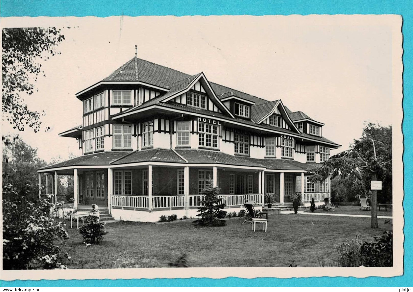 * Knokke Zoute - Knocke Le Zoute (Kust - Littoral) * (Carte Photo) Hotel Pavillon Du Zoute, Prop Ch. Schlüter, Old - Knokke