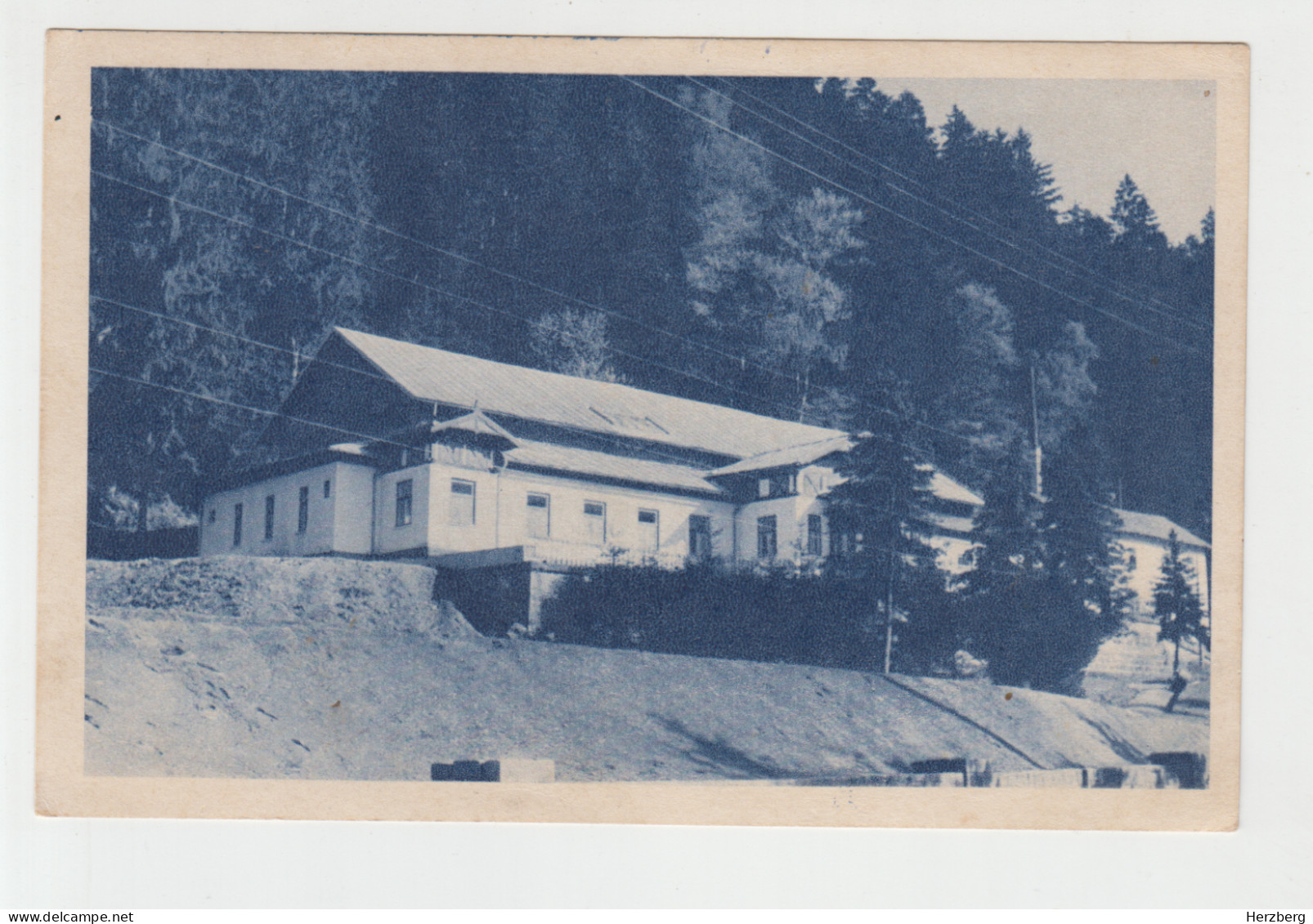 Romania Rumanien Roumanie 1958 Used Postal Stationery Tusnad Tusnádfürdõ Baths Resort Chalet Hotel Pension - Postal Stationery