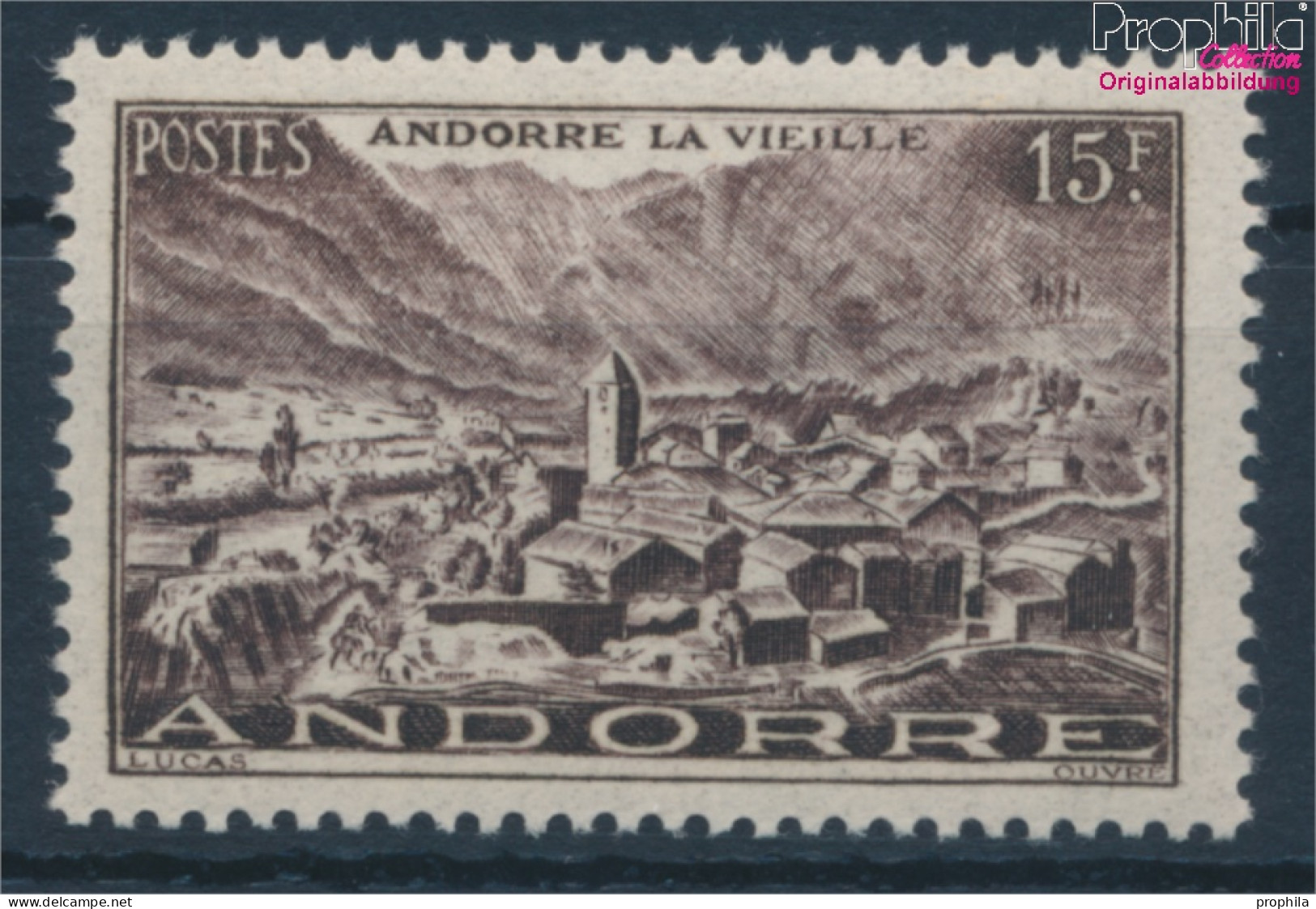 Andorra - Französische Post 131 Postfrisch 1944 Landschaften (10363109 - Unused Stamps