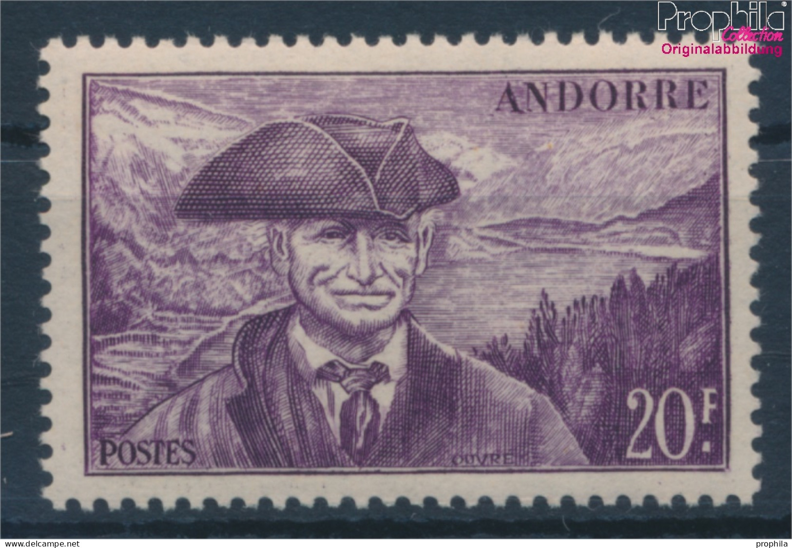 Andorra - Französische Post 135 Postfrisch 1944 Landschaften (10354064 - Nuovi