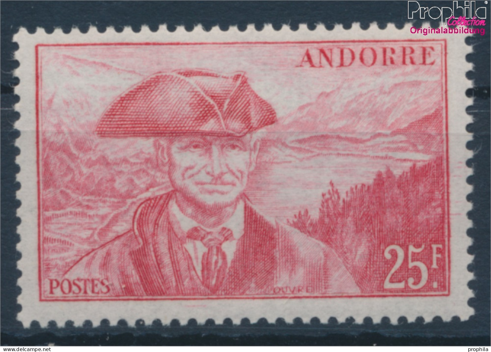 Andorra - Französische Post 136 Postfrisch 1944 Landschaften (10354063 - Unused Stamps