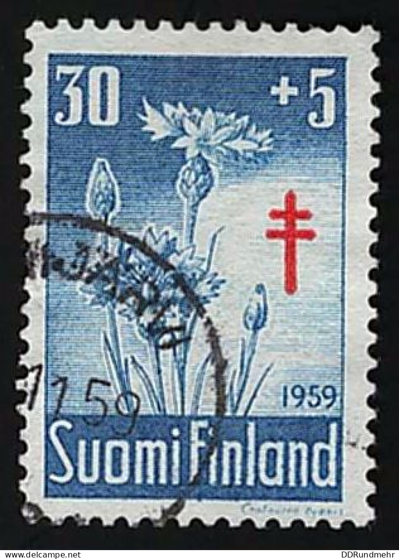 1959 Anti Tuberculosis  Michel FI 511 Stamp Number FI B156 Yvert Et Tellier FI 488 Stanley Gibbons FI 605 Used - Used Stamps